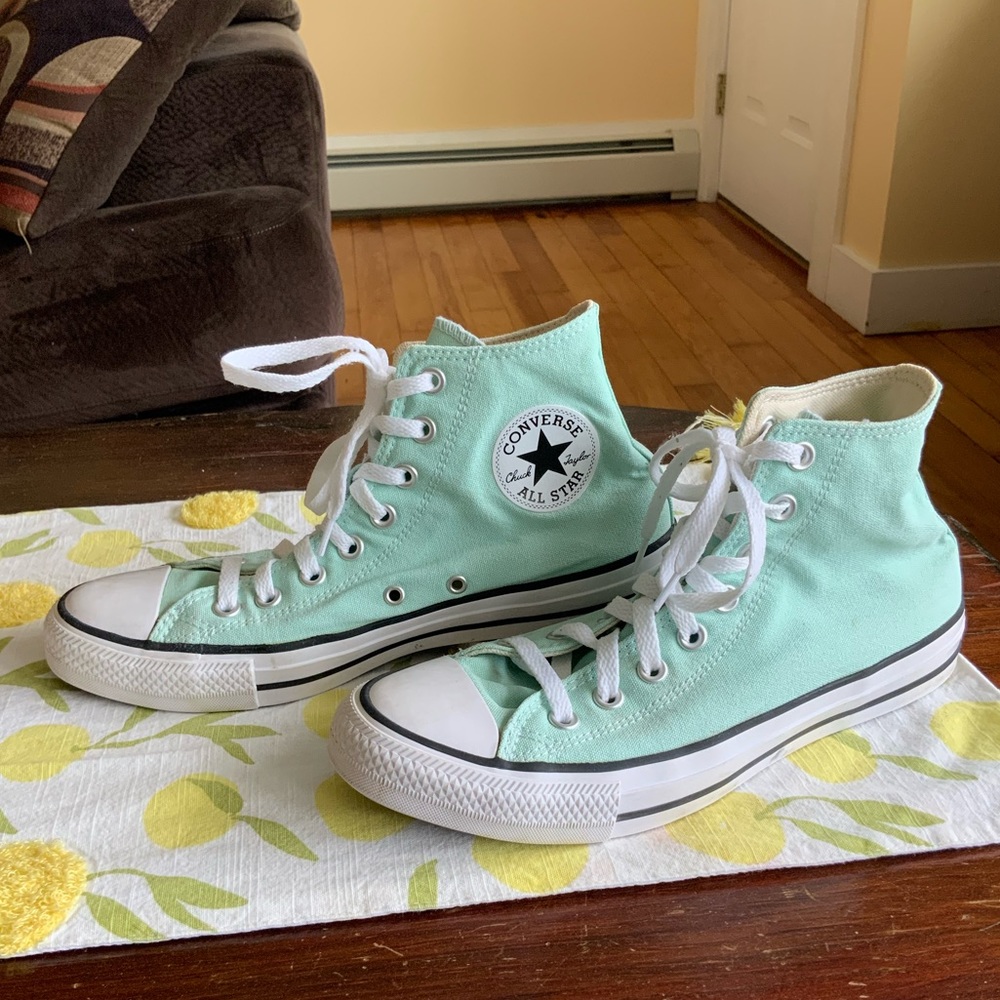 Seasonal Converse Seafoam Mint High Tops